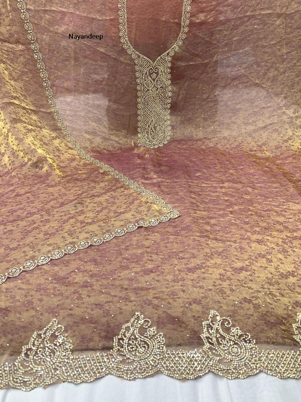 Dhriti Nayandeep Jacquard Salwar Suits Exporter India