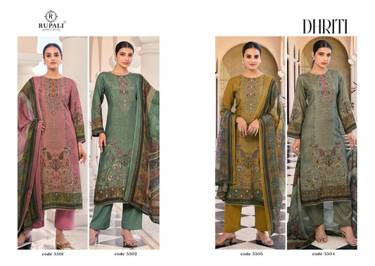Dhriti Vol 2 Rupali Viscose Pashmina Suits Wholesaler Ahmedabad
