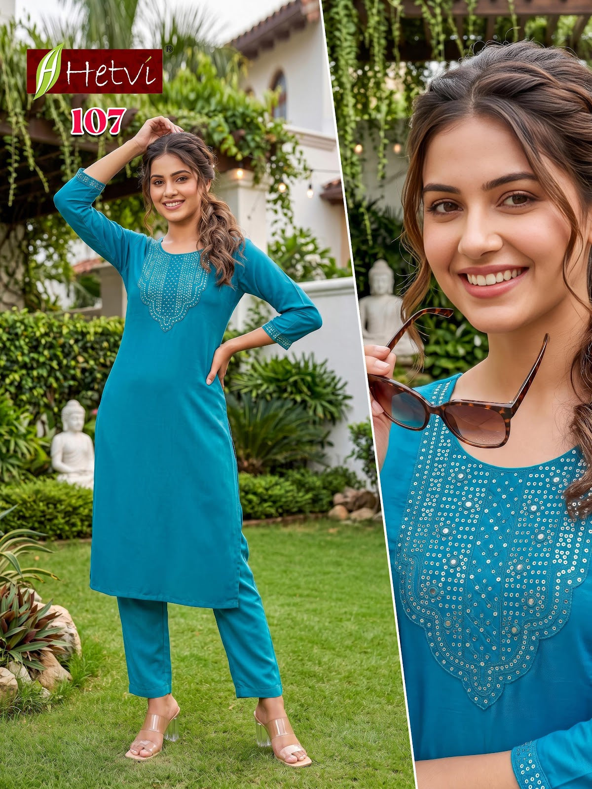 Dhruvi Hetvi Reyon Knee Length Kurtis Exporter India