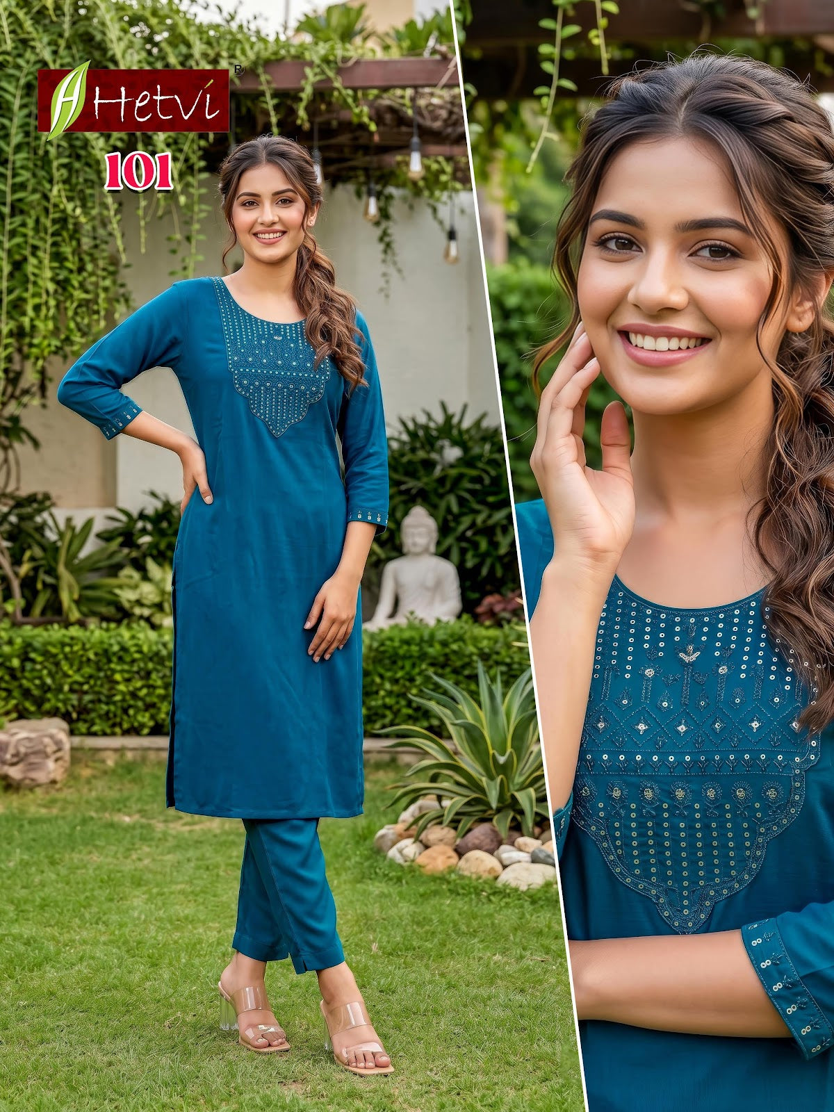 Dhruvi Hetvi Reyon Knee Length Kurtis Exporter India