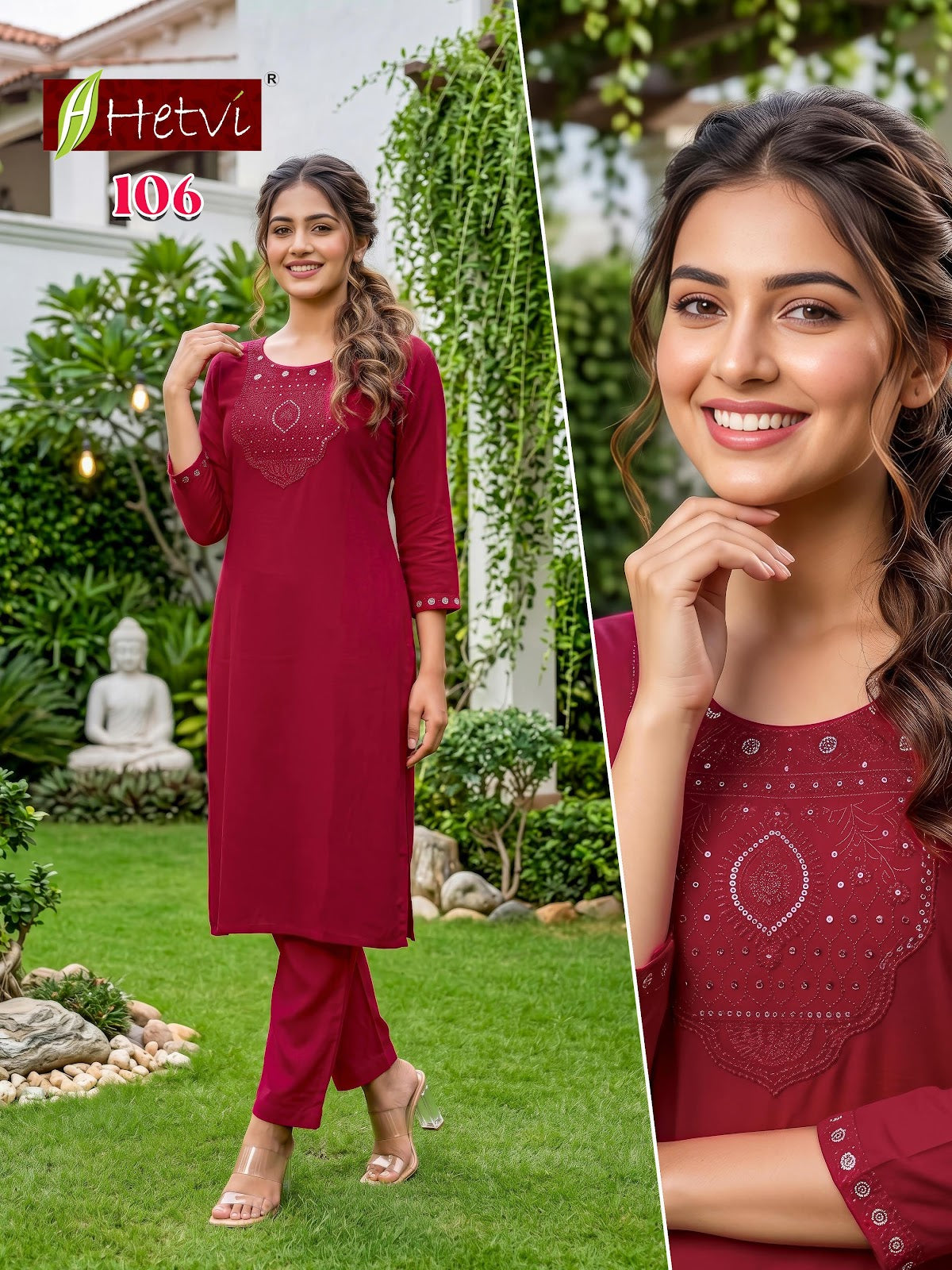 Dhruvi Hetvi Reyon Knee Length Kurtis Exporter India