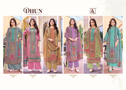 Dhun Alok Zam Karachi Salwar Suits Wholesale