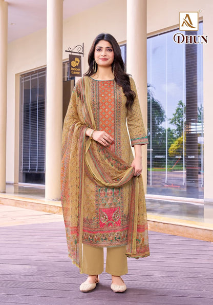 Dhun Alok Zam Karachi Salwar Suits Wholesale