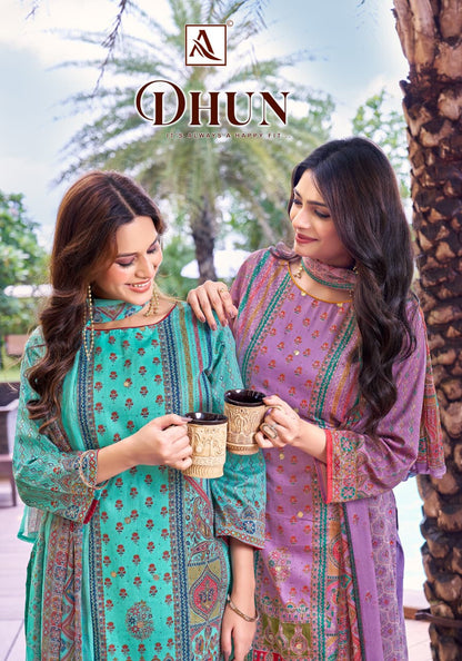 Dhun Alok Zam Karachi Salwar Suits Wholesale