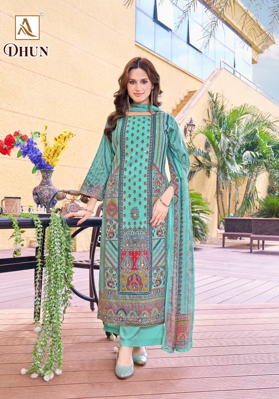 Dhun Alok Zam Karachi Salwar Suits Wholesale