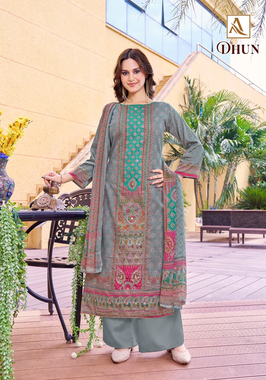Dhun Alok Zam Karachi Salwar Suits Wholesale