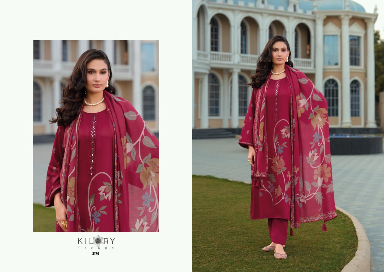 Dhun Kilory Gaji Silk Pant Style Suits Wholesale