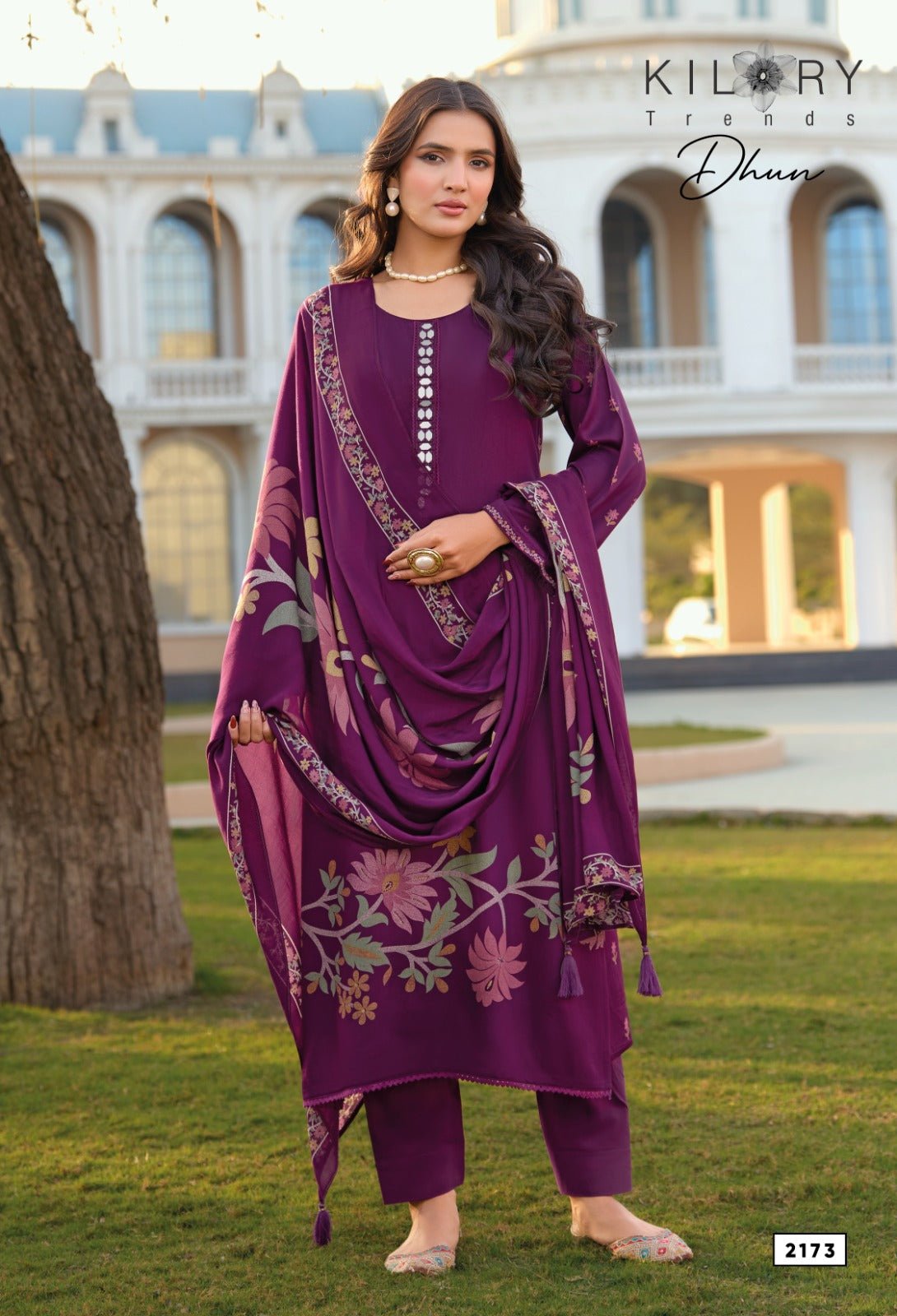 Dhun Kilory Gaji Silk Pant Style Suits Wholesale