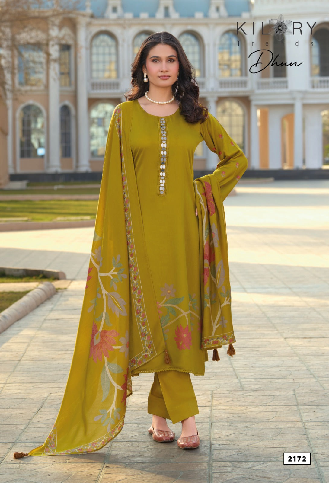 Dhun Kilory Gaji Silk Pant Style Suits Wholesale