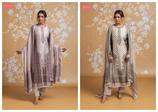 Dhunim Naariti Cotton Silk Pant Style Suits Wholesale Rate