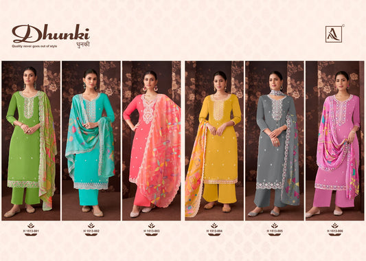 Dhunki Alok Jaam Cotton Pant Style Suits Supplier