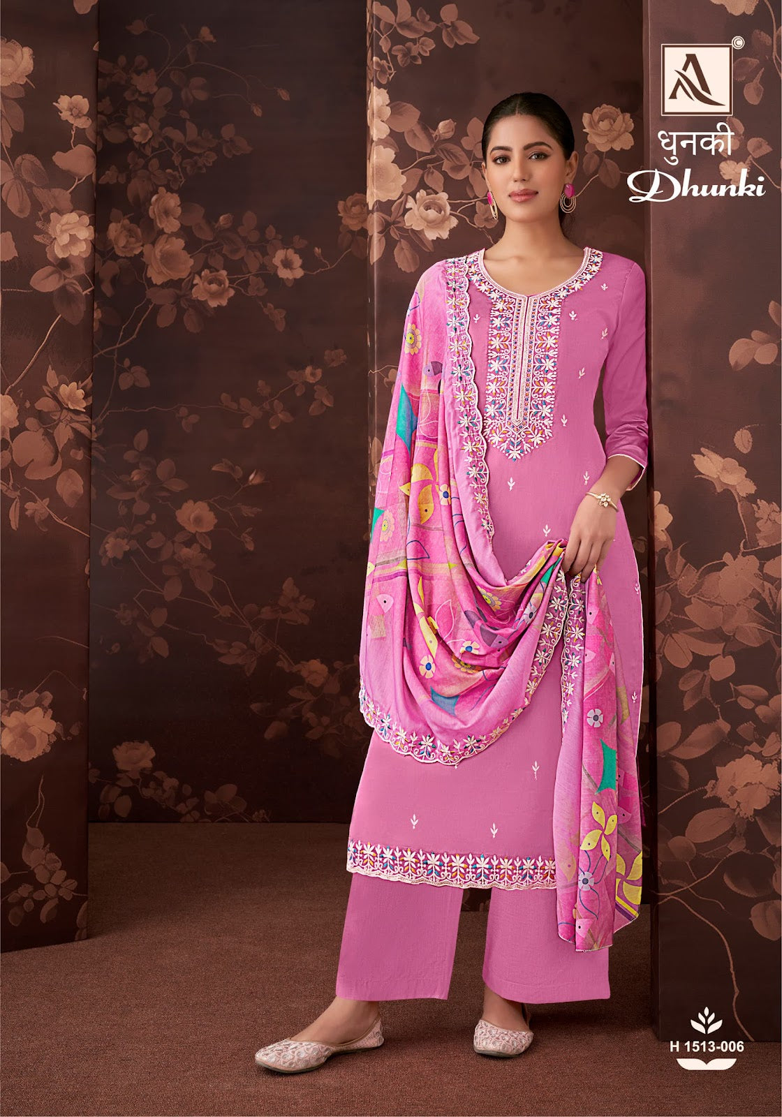 Dhunki Alok Jaam Cotton Pant Style Suits Supplier