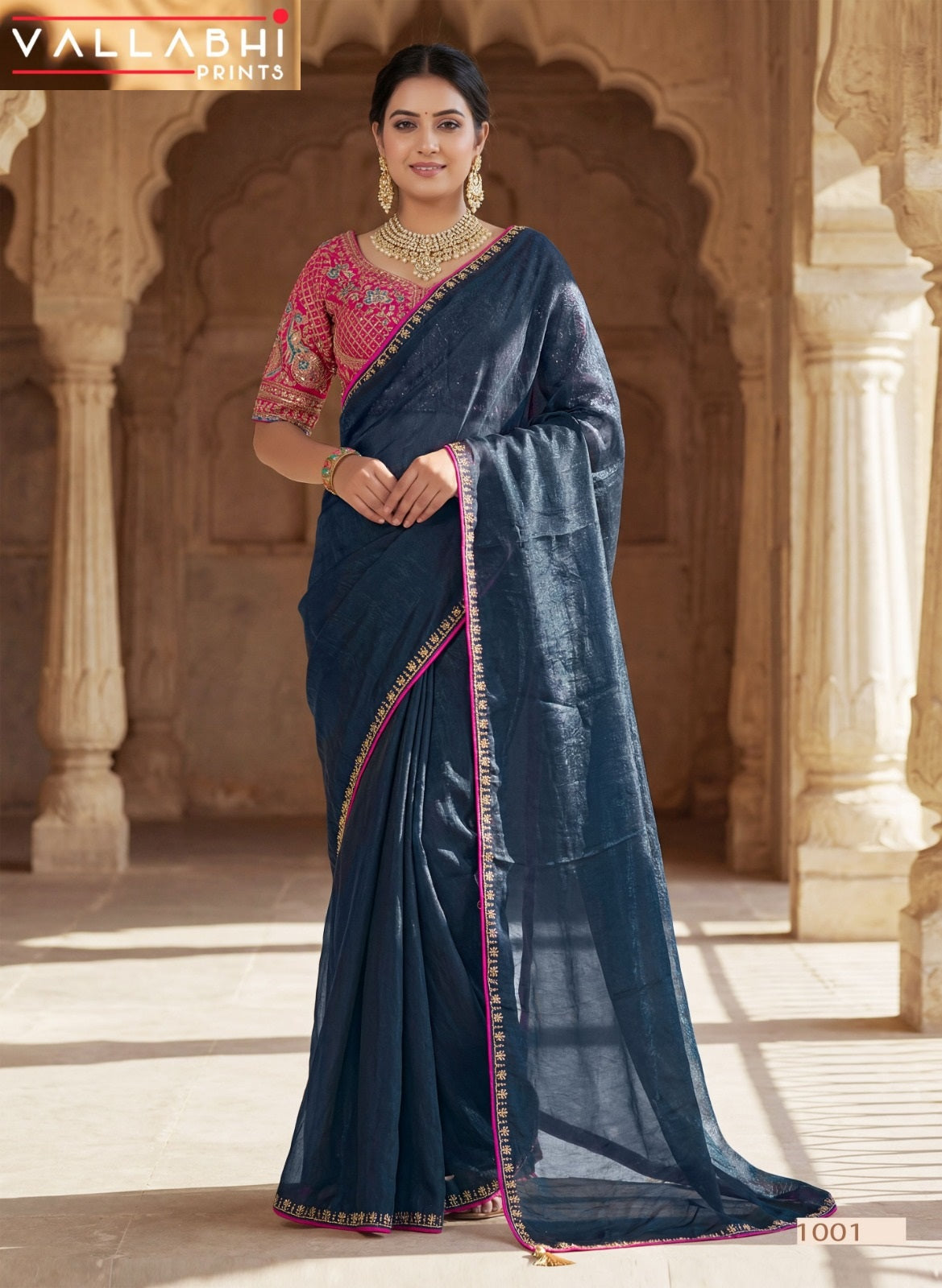 Dhupika Vallabhi Prints Satin Sarees Supplier India
