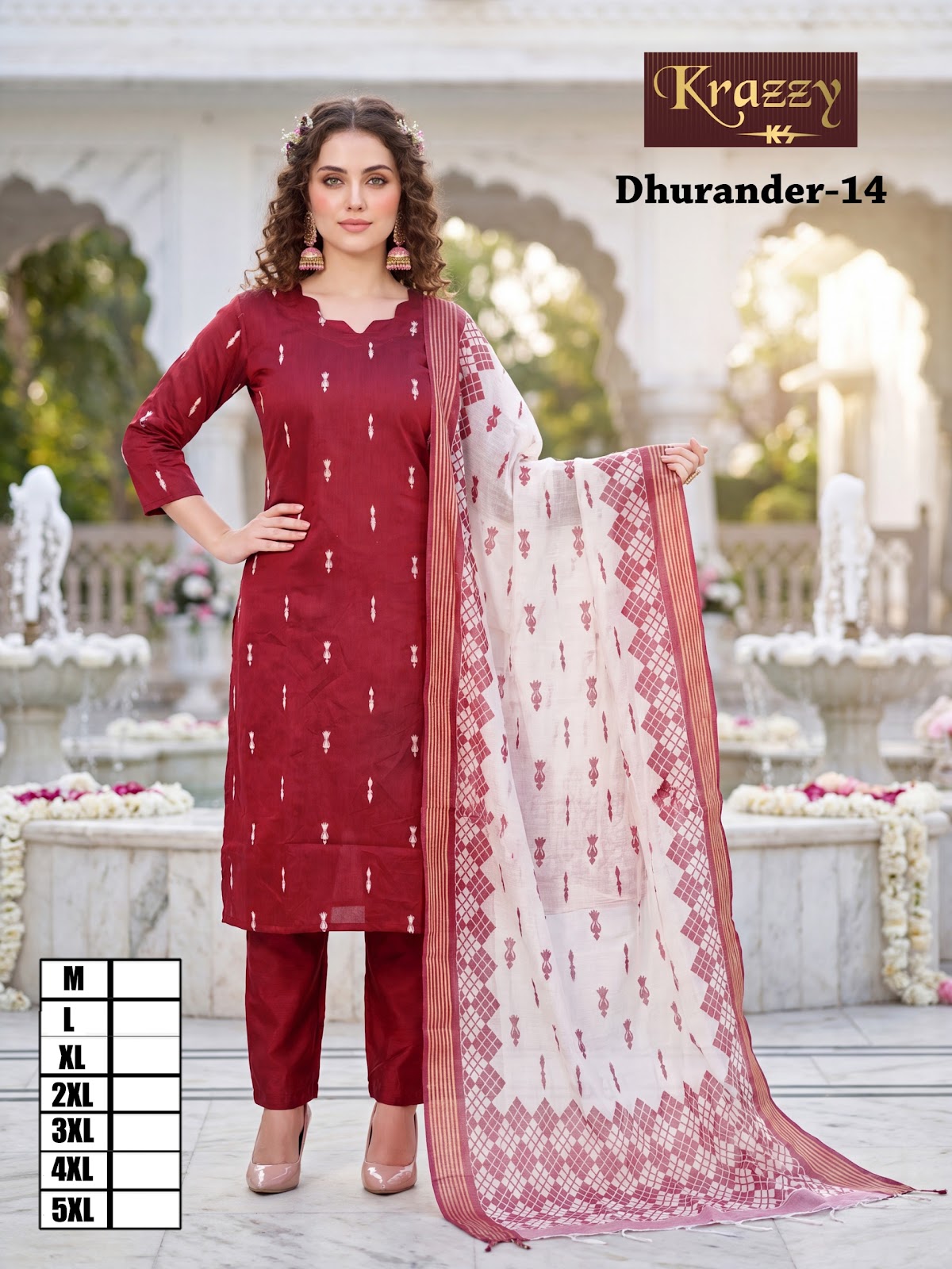Dhurander Krazzy Kanha Raw Silk Readymade Pant Style Suits Wholesaler India