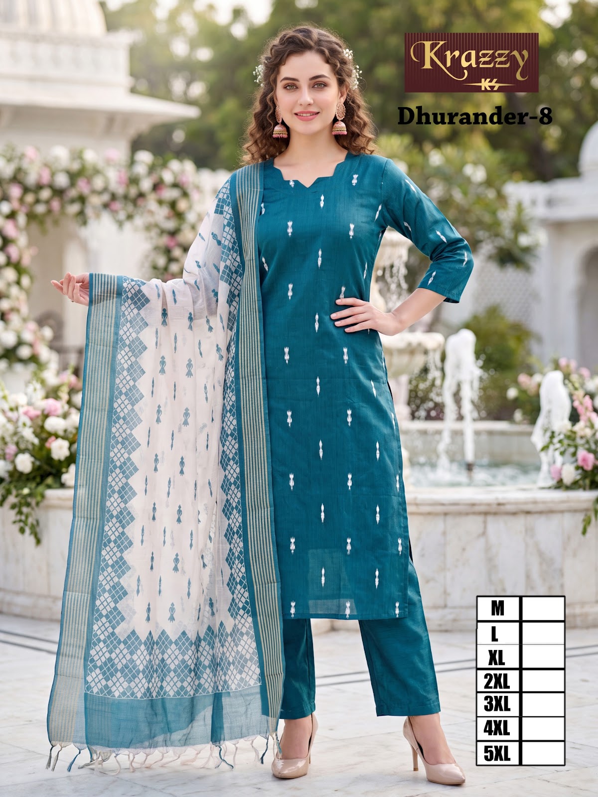 Dhurander Krazzy Kanha Raw Silk Readymade Pant Style Suits Wholesaler India