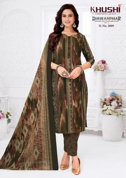Dhurandhar Vol 2 Khushi Readymade Cotton Pant Suits Supplier Ahmedabad