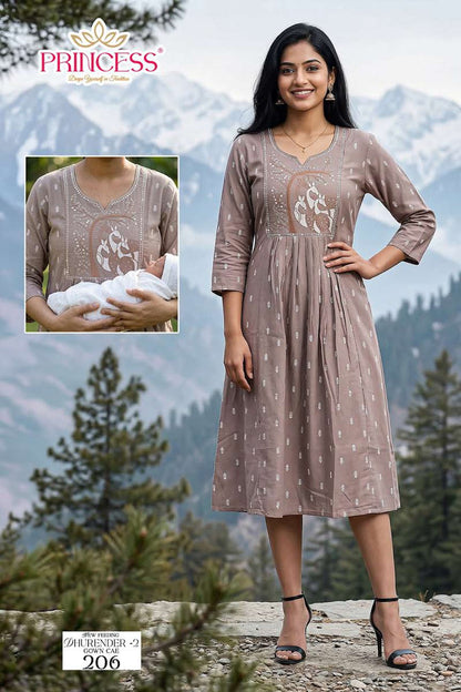 Dhurender 2 Princess Creation Vetican Feeding Kurtis Manufacturer