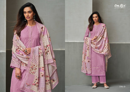 ध्वनि ओमटेक्स लॉन कॉटन पैंट स्टाइल सूट