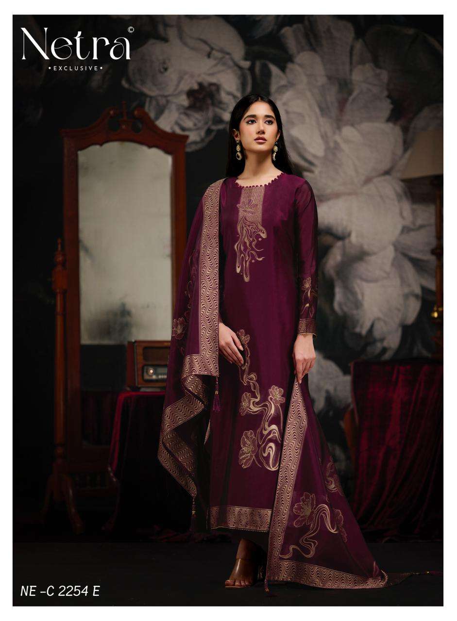 Dhwani Netra Woven Silk Pant Style Suits Wholesaler Gujarat