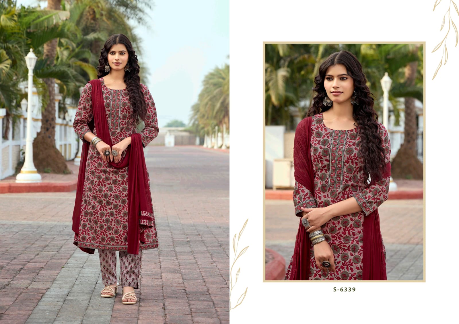 Dhwani Subhash Cotton Readymade Pant Style Suits Wholesale