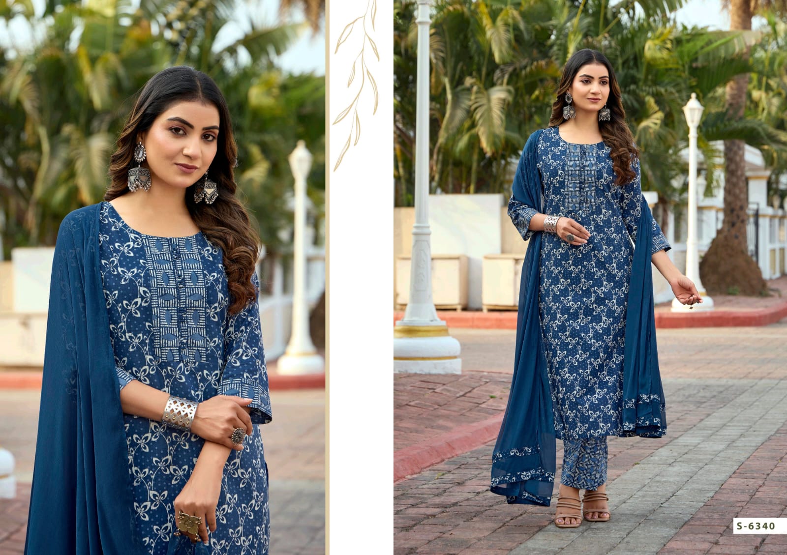 Dhwani Subhash Cotton Readymade Pant Style Suits Wholesale