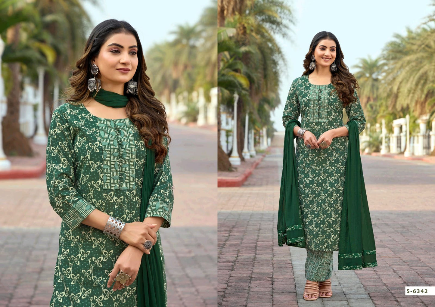Dhwani Subhash Cotton Readymade Pant Style Suits Wholesale