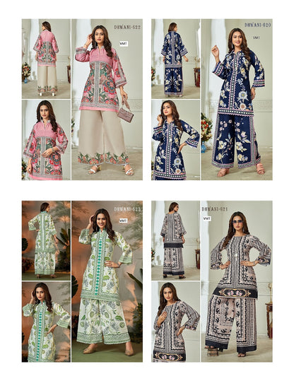 Dhwani Vmt Linen Co Ord Set Manufacturer India