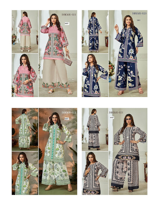 Dhwani Vmt Linen Co Ord Set Manufacturer India