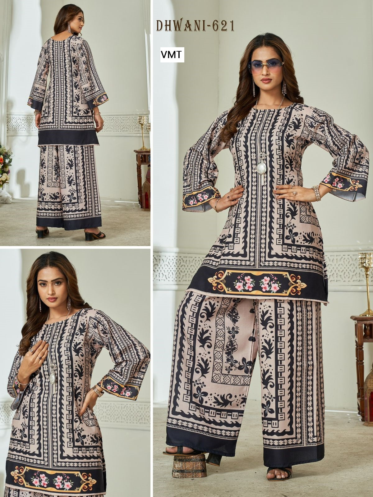 Dhwani Vmt Linen Co Ord Set Manufacturer India