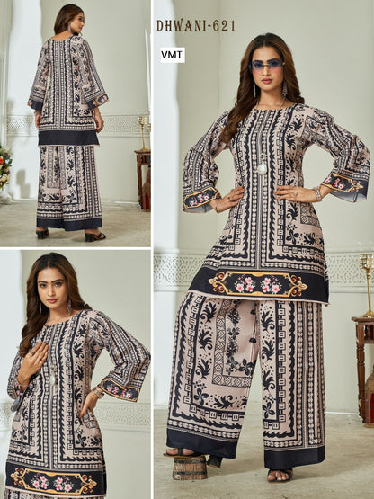 Dhwani Vmt Linen Co Ord Set Manufacturer India