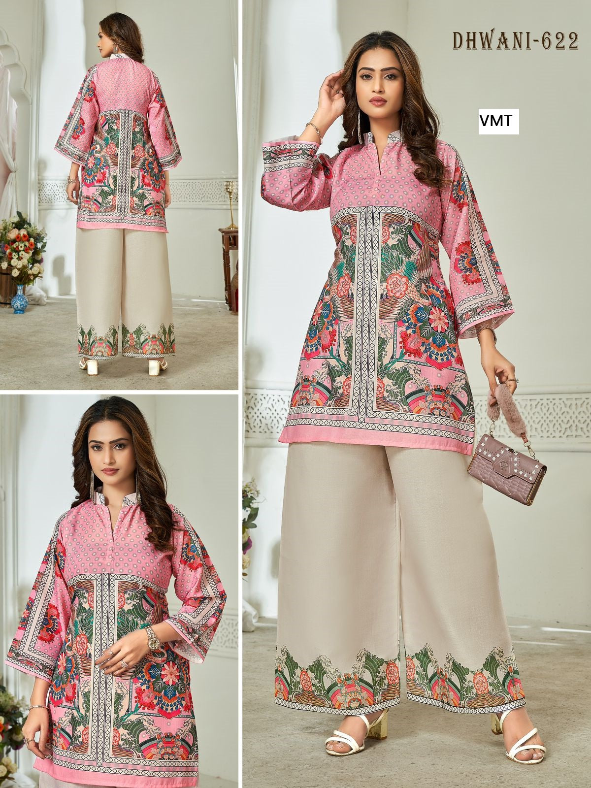 Dhwani Vmt Linen Co Ord Set Manufacturer India