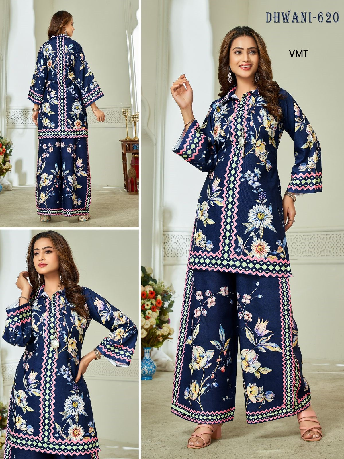 Dhwani Vmt Linen Co Ord Set Manufacturer India