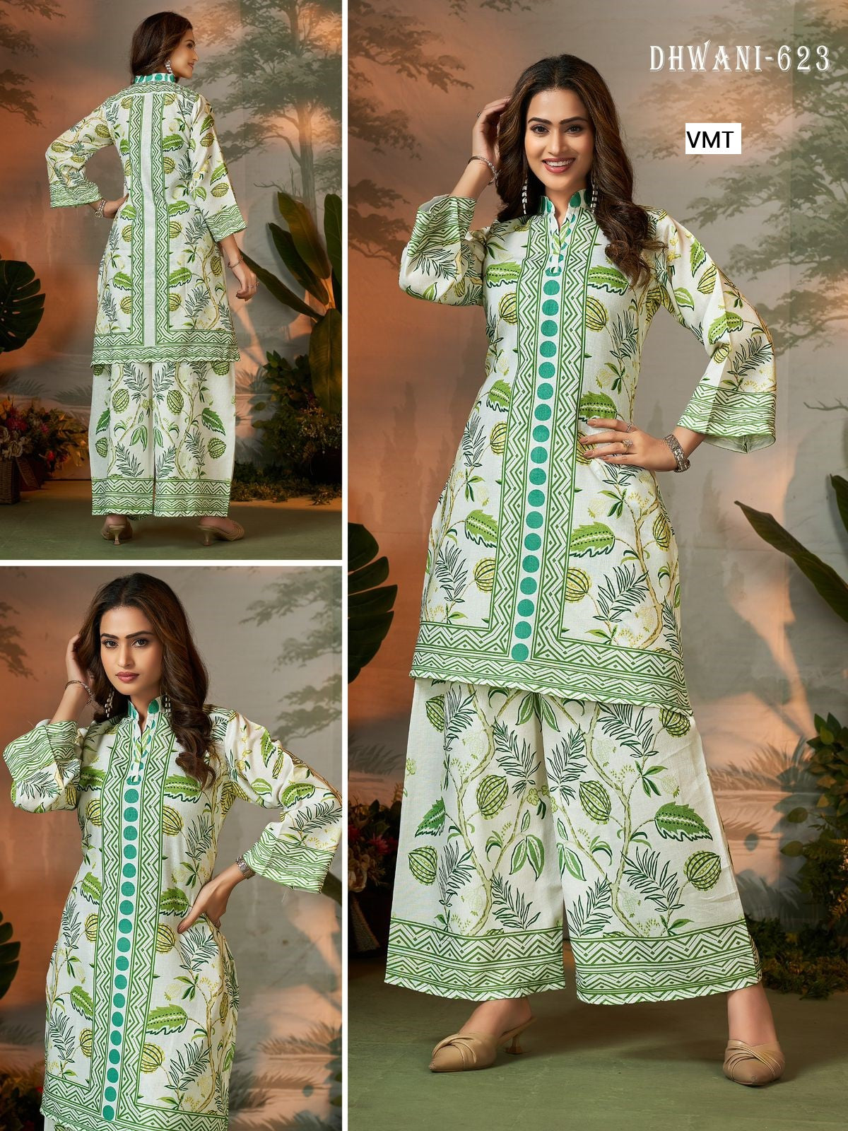 Dhwani Vmt Linen Co Ord Set Manufacturer India