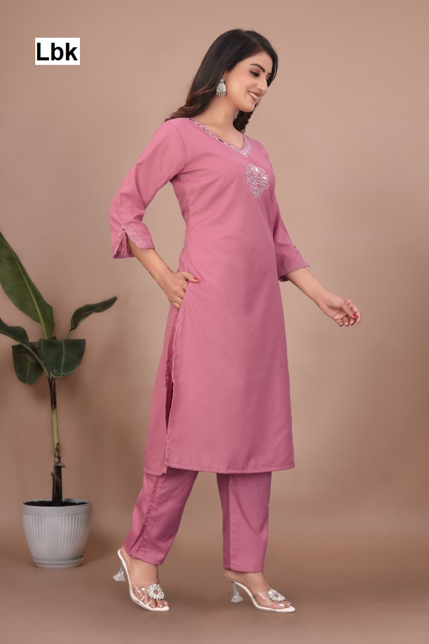 Dhwani Vol 1 Lbk Cotton Kurti Pant Set Wholesaler Gujarat