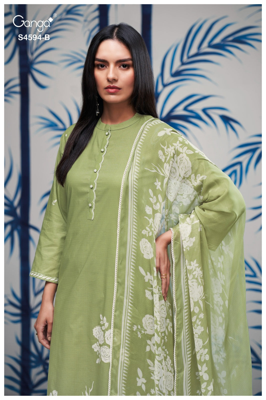Dhyara S4594 Ganga Cotton Pant Style Suits Wholesale