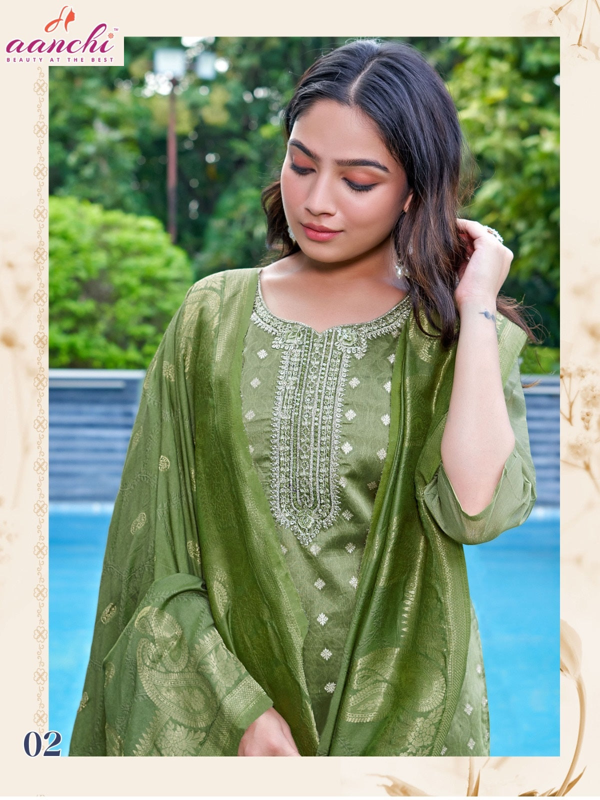 Diamond Aanchi Tissue Readymade Pant Style Suits Supplier Ahmedabad