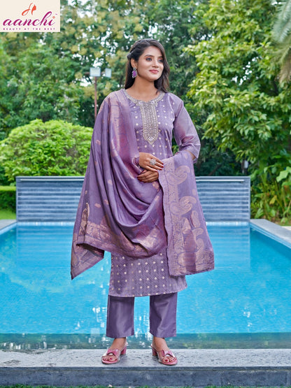 Diamond Aanchi Tissue Readymade Pant Style Suits Supplier Ahmedabad