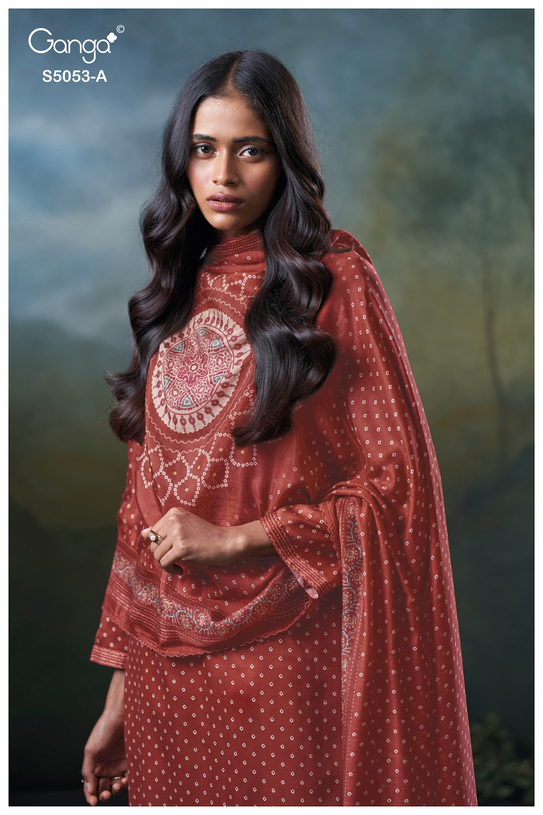 Diantha S5053 Ganga Cotton Satin Plazzo Style Suits Wholesaler India