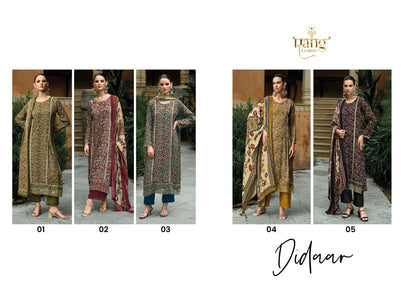 Didaar Rang Fashion Pure Pashmina Suits Wholesale Rate