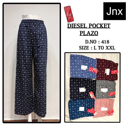 Diesel Jnx Liva Rayon Branded Palazzo Manufacturer