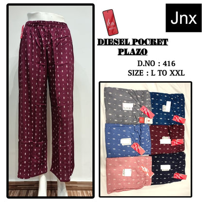 Diesel Jnx Liva Rayon Branded Palazzo Manufacturer