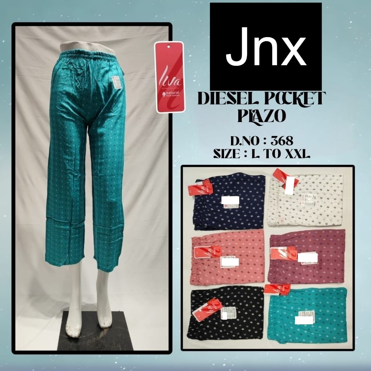 Diesel Jnx Liva Rayon Branded Palazzo Manufacturer