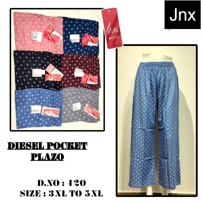 Diesel Jnx Liva Rayon Branded Palazzo Manufacturer