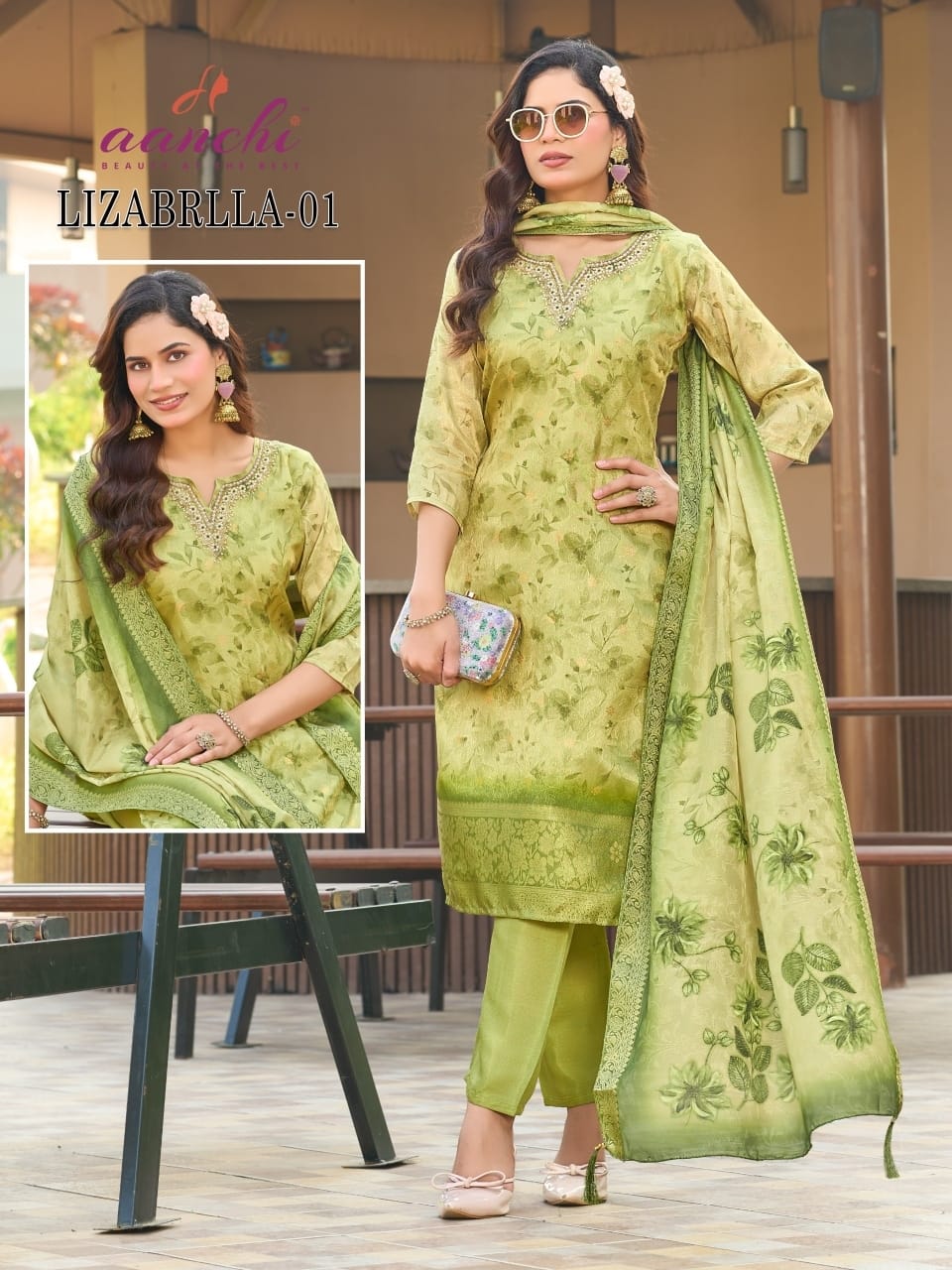 Digital Print 020226 Aanchi Cosmos Readymade Pant Style Suits Wholesale Price
