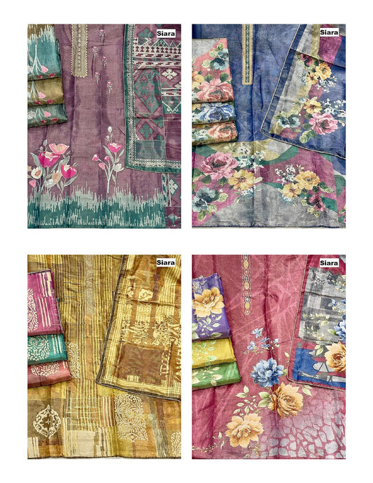Digital Print 02 Siara Viscose Simmer Salwar Suits Wholesaler Gujarat
