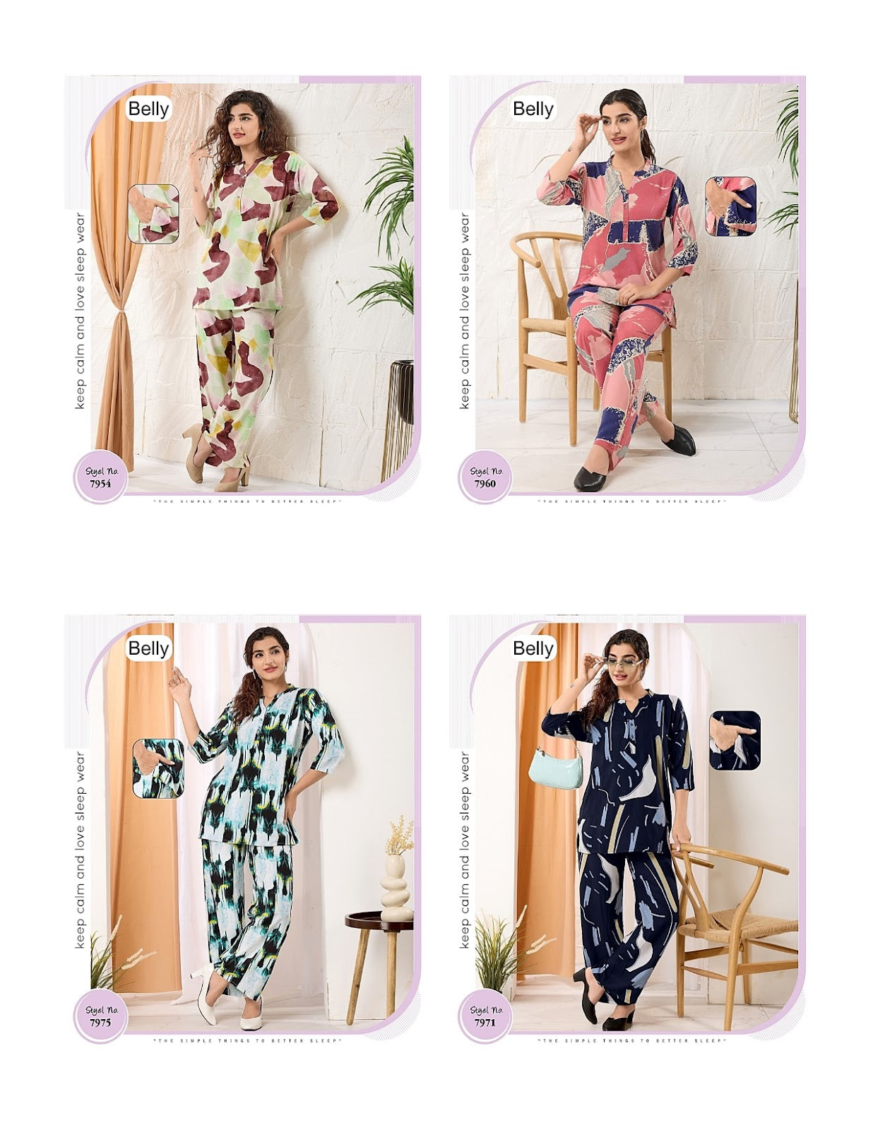 Digital Print 0506 Belly Reyon Co Ord Set Wholesaler Gujarat