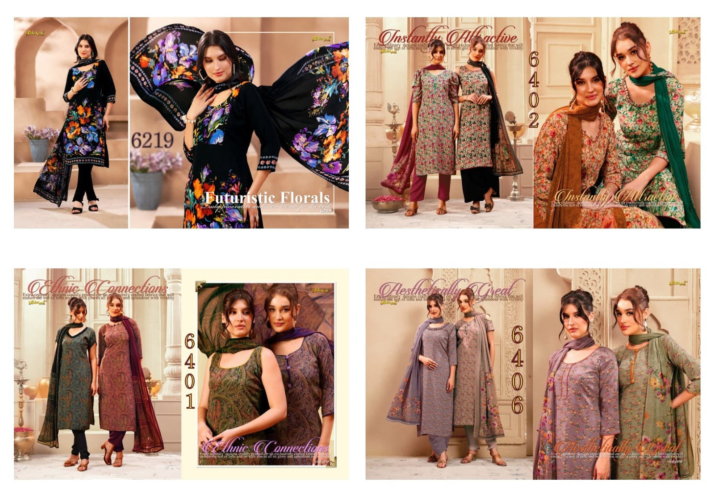 Digital Print 171225 Vaishali Fashions Crape Pant Style Suits Wholesale