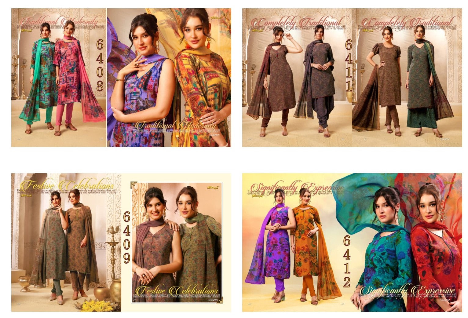 Digital Print 171225 Vaishali Fashions Crape Pant Style Suits Wholesale