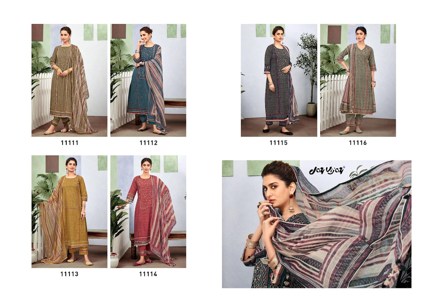 Dil Daar Jay Vijay Cotton Pant Style Suits Wholesale Rate