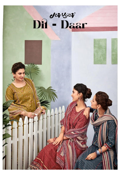 Dil Daar Jay Vijay Cotton Pant Style Suits Wholesale Rate